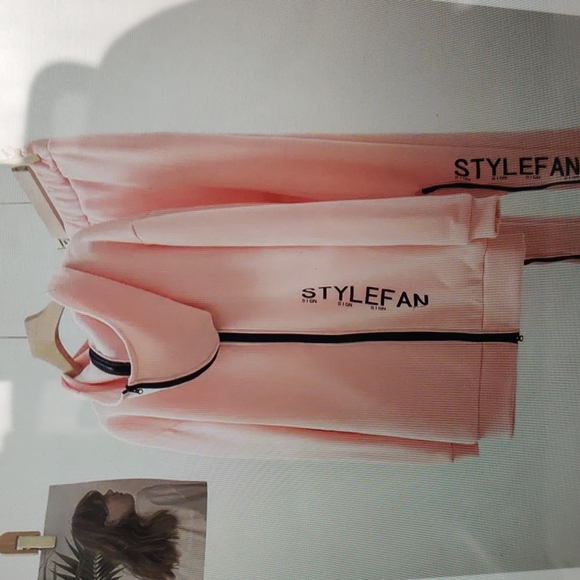 NWT Casual Tracksuit Streetwear Zipper Hoodie & Sweatpants Winter - Picture 5 of 11